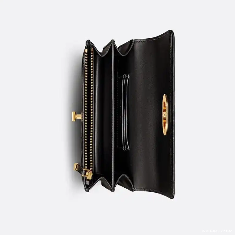 Cheap Miss Caro Lambskin Black Mini Macrocannage Bag 0415 Luxury